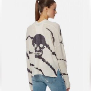 Skull Casmere Open Cardigan